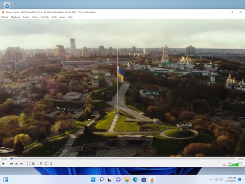 VLC media player 3.0.23 on Windows 11